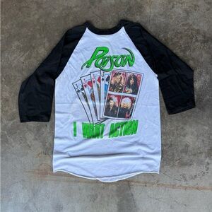 vintage 80s poison i want action shirt on springford tag L